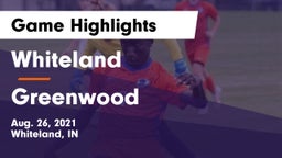 Whiteland  vs Greenwood  Game Highlights - Aug. 26, 2021