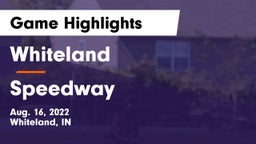 Whiteland  vs Speedway  Game Highlights - Aug. 16, 2022