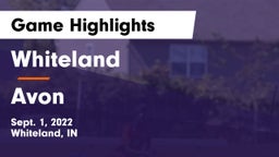 Whiteland  vs Avon  Game Highlights - Sept. 1, 2022