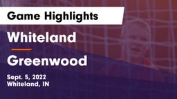 Whiteland  vs Greenwood  Game Highlights - Sept. 5, 2022