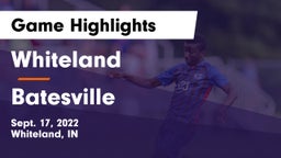 Whiteland  vs Batesville  Game Highlights - Sept. 17, 2022