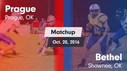 Matchup: Prague  vs. Bethel  2016