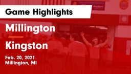 Millington  vs Kingston  Game Highlights - Feb. 20, 2021