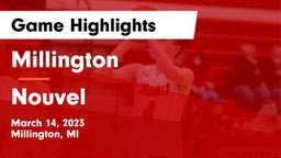 Millington  vs Nouvel Game Highlights - March 14, 2023