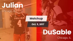 Matchup: Julian  vs. DuSable  2017
