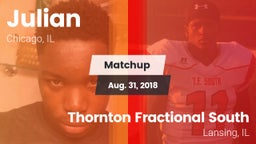 Matchup: Julian  vs. Thornton Fractional South  2018