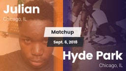 Matchup: Julian  vs. Hyde Park  2018
