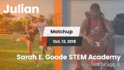 Matchup: Julian  vs. Sarah E. Goode STEM Academy  2018