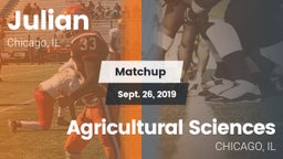 Matchup: Julian  vs. Agricultural Sciences 2019