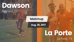 Matchup: Dawson  vs. La Porte  2017