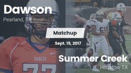 Matchup: Dawson  vs. Summer Creek  2017