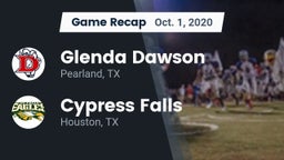 Recap: Glenda Dawson  vs. Cypress Falls  2020