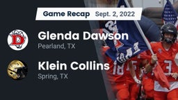 Recap: Glenda Dawson  vs. Klein Collins  2022