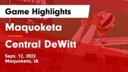 Maquoketa  vs Central DeWitt  Game Highlights - Sept. 12, 2022