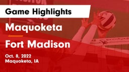 Maquoketa  vs Fort Madison  Game Highlights - Oct. 8, 2022