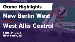 New Berlin West  vs West Allis Central  Game Highlights - Sept. 14, 2021