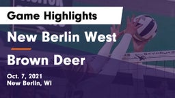 New Berlin West  vs Brown Deer  Game Highlights - Oct. 7, 2021