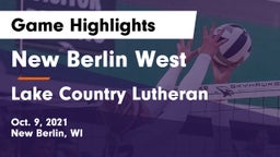 New Berlin West  vs Lake Country Lutheran  Game Highlights - Oct. 9, 2021