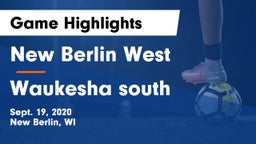New Berlin West  vs Waukesha south Game Highlights - Sept. 19, 2020
