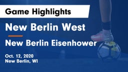 New Berlin West  vs New Berlin Eisenhower Game Highlights - Oct. 12, 2020
