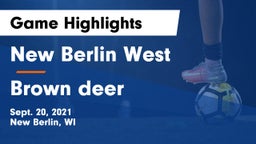 New Berlin West  vs Brown deer Game Highlights - Sept. 20, 2021