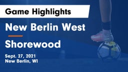 New Berlin West  vs Shorewood  Game Highlights - Sept. 27, 2021