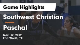 Southwest Christian  vs Paschal  Game Highlights - Nov. 12, 2019