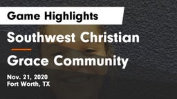 Southwest Christian  vs Grace Community  Game Highlights - Nov. 21, 2020