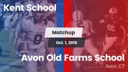 Matchup: Kent School High vs. Avon Old Farms School 2016