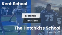 Matchup: Kent School High vs. The Hotchkiss School 2016