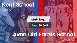Matchup: Kent School High vs. Avon Old Farms School 2017