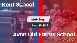 Matchup: Kent School High vs. Avon Old Farms School 2018