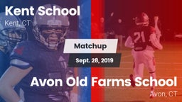 Matchup: Kent School High vs. Avon Old Farms School 2019