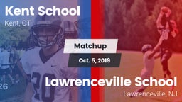 Matchup: Kent School High vs. Lawrenceville School 2019