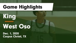 King  vs West Oso  Game Highlights - Dec. 1, 2020
