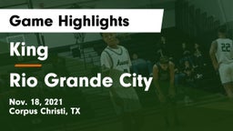 King  vs Rio Grande City  Game Highlights - Nov. 18, 2021