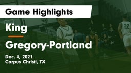King  vs Gregory-Portland  Game Highlights - Dec. 4, 2021