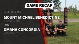 Recap: Mount Michael Benedictine vs. Omaha Concordia  2016