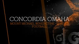 Mount Michael Benedictine football highlights Concordia Omaha