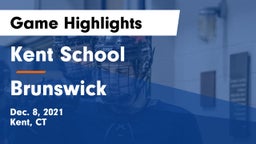 Kent School vs Brunswick  Game Highlights - Dec. 8, 2021