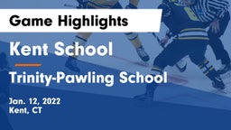 Kent School vs Trinity-Pawling School Game Highlights - Jan. 12, 2022
