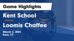 Kent School vs Loomis Chaffee Game Highlights - March 2, 2022