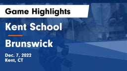 Kent School vs Brunswick  Game Highlights - Dec. 7, 2022