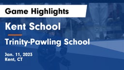 Kent School vs Trinity-Pawling School Game Highlights - Jan. 11, 2023