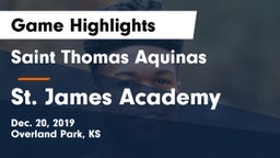 Saint Thomas Aquinas  vs St. James Academy  Game Highlights - Dec. 20, 2019