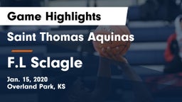 Saint Thomas Aquinas  vs F.L Sclagle  Game Highlights - Jan. 15, 2020