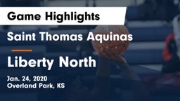 Saint Thomas Aquinas  vs Liberty North Game Highlights - Jan. 24, 2020