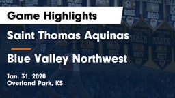 Saint Thomas Aquinas  vs Blue Valley Northwest  Game Highlights - Jan. 31, 2020