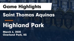 Saint Thomas Aquinas  vs Highland Park  Game Highlights - March 6, 2020