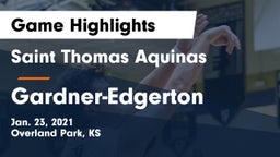 Saint Thomas Aquinas  vs Gardner-Edgerton  Game Highlights - Jan. 23, 2021